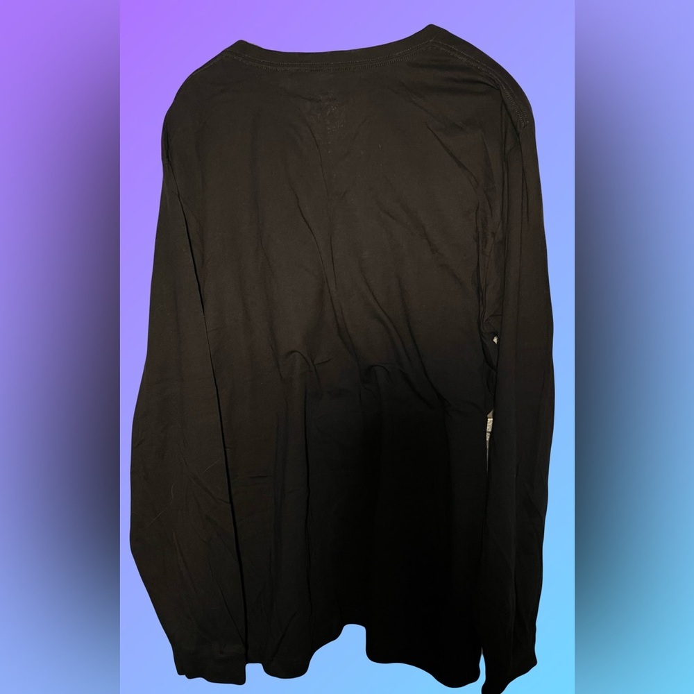 Sterling Kreek Southwestern Design Black Ling Sleeve Unisex Size T-Shirt NWOT - Picture 2 of 4